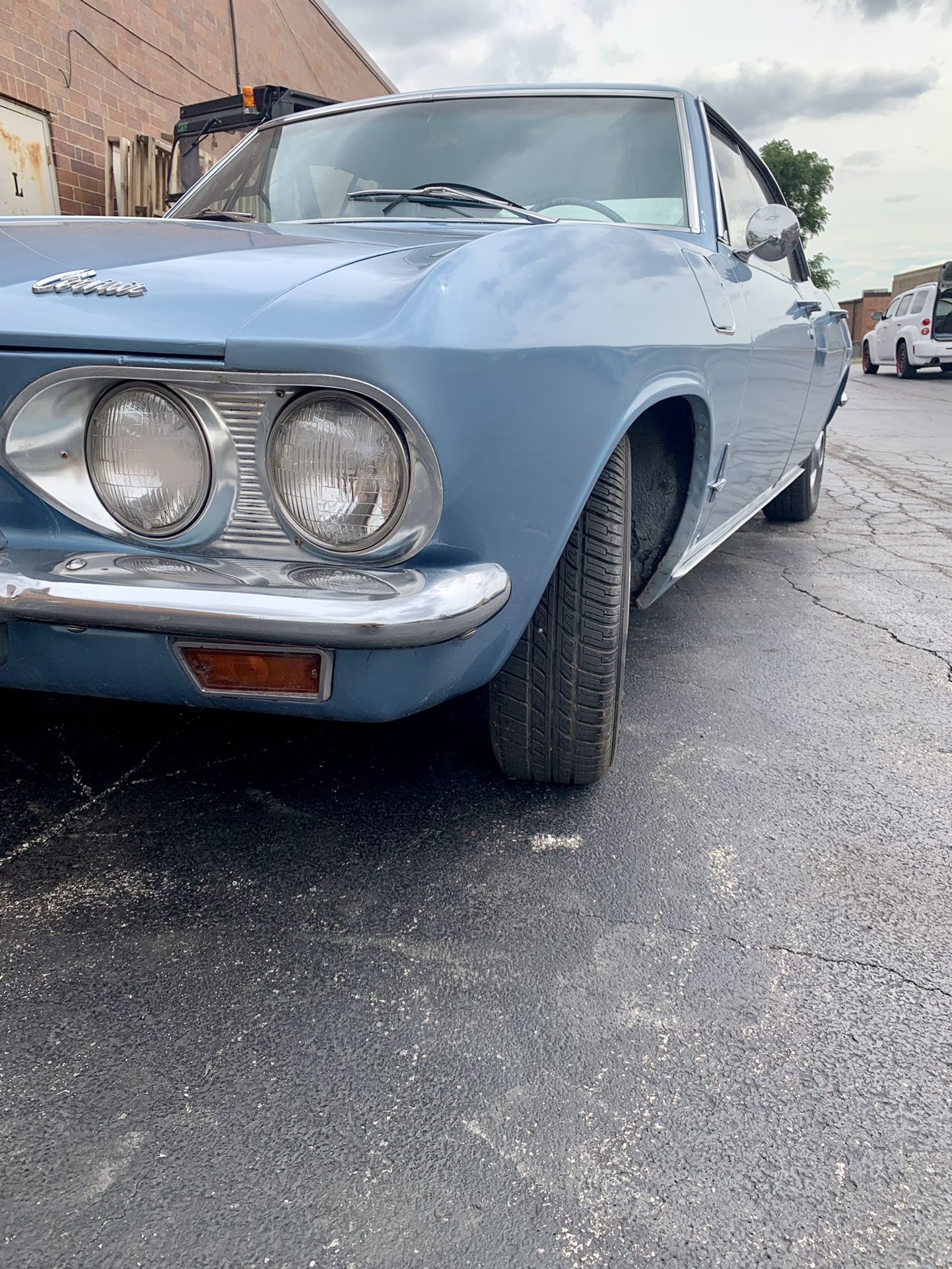 1965 Chevrolet Corvair Sedan. Light Blue. Start, Run And Drive.
