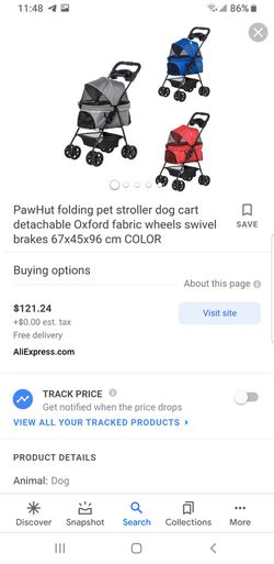 Pet Stroller; BRAND NEW, IN ORIGINAL BOX Thumbnail