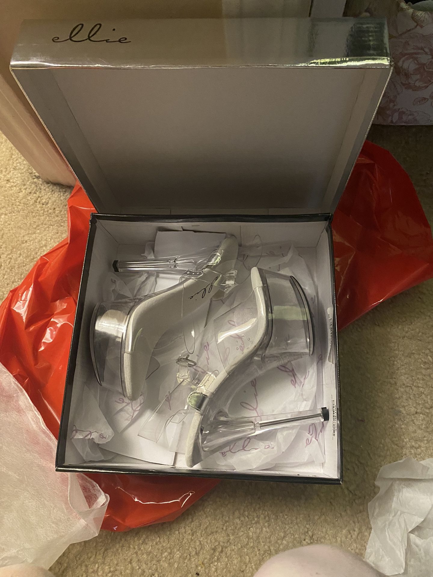 Clear Exotic Dancer Heels
