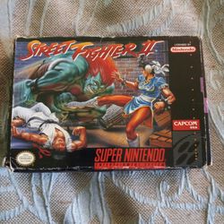 Street Fighter 2 Snes Super Nintendo CIB Thumbnail