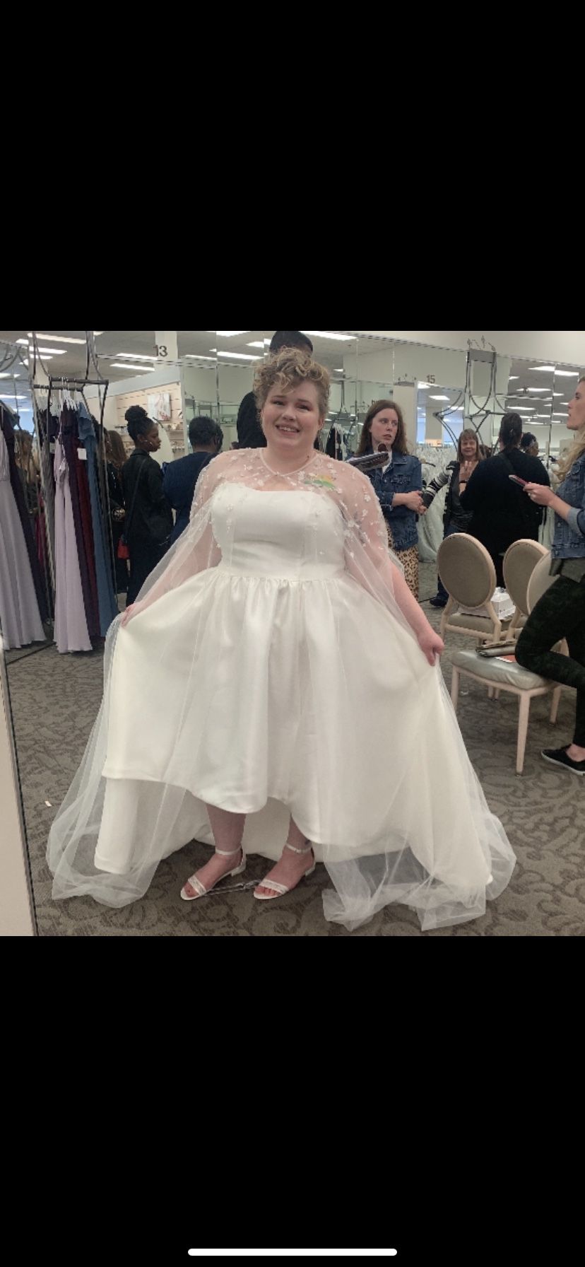 Wedding Dress Size 20 & Cape