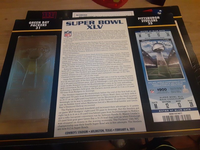 Super Bowl Gold Tickets