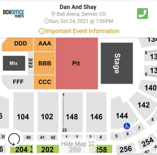 2 Tickets - Dan & Shay