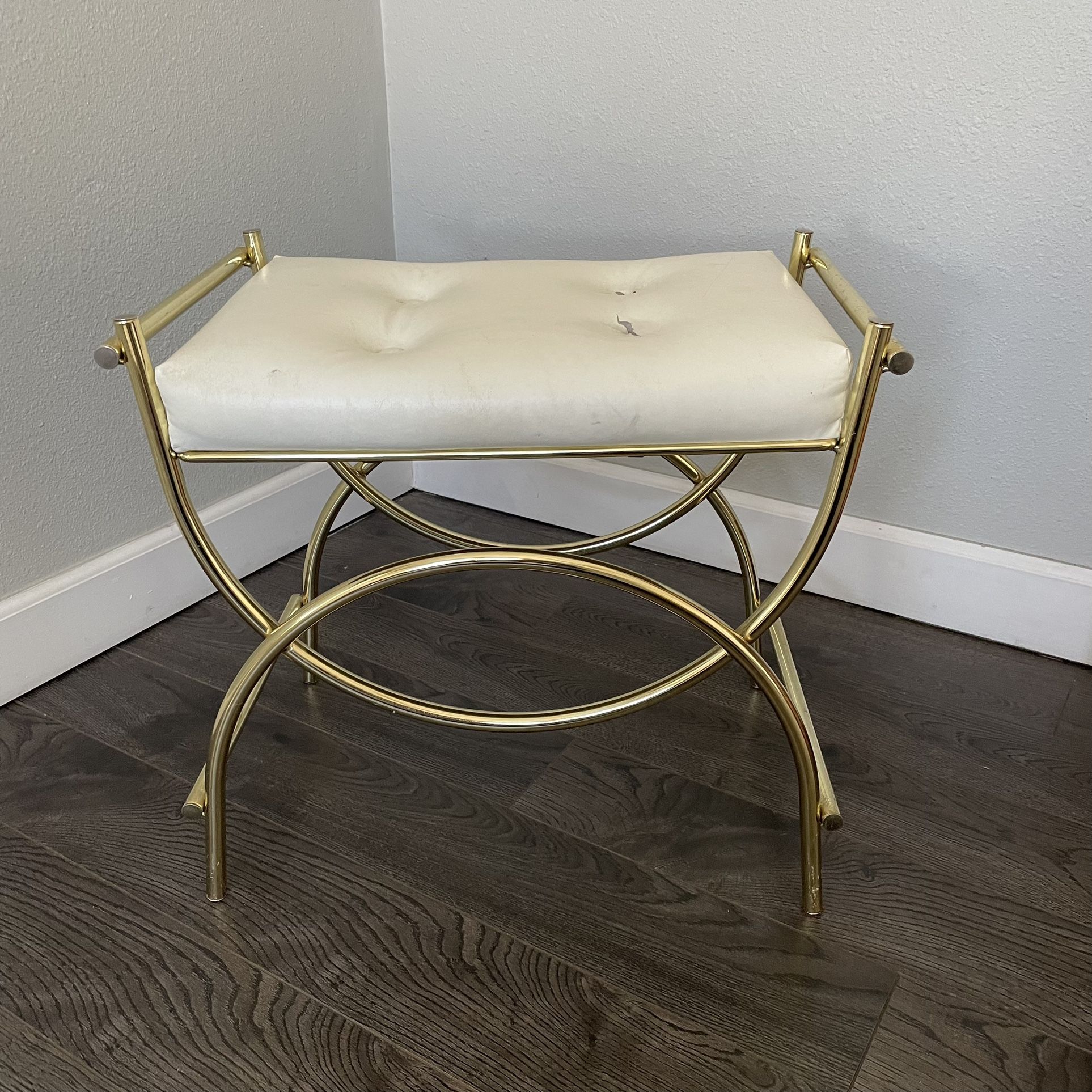 vtg hollywood regency vanity chair koch originals