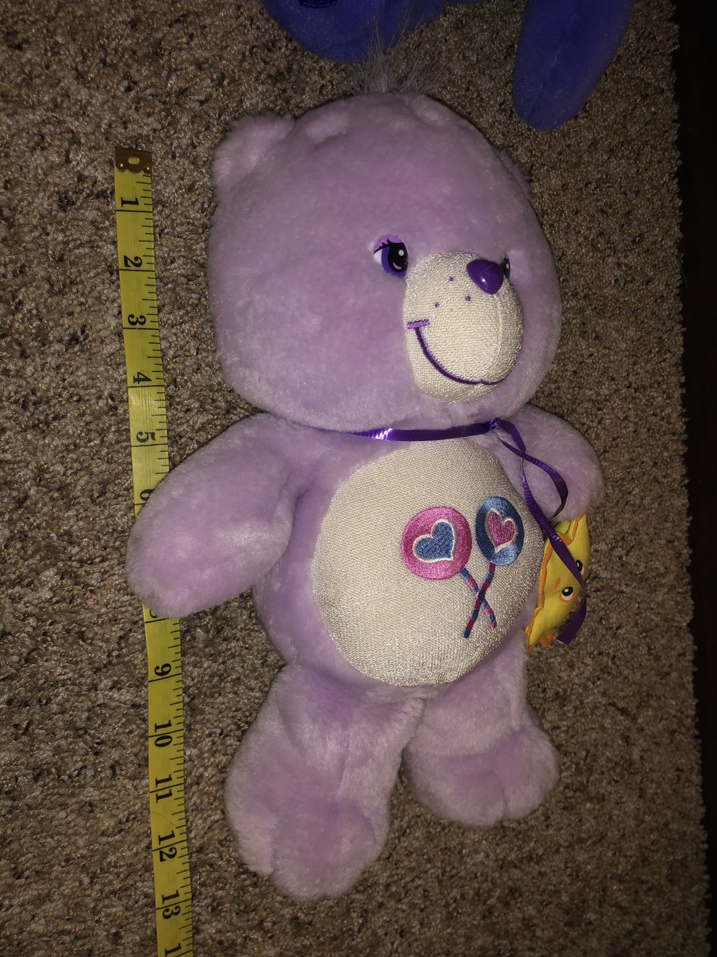 dark purple care bear