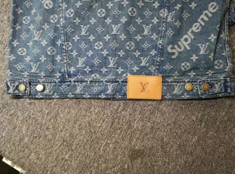 Designer Monogram Jean Jacket