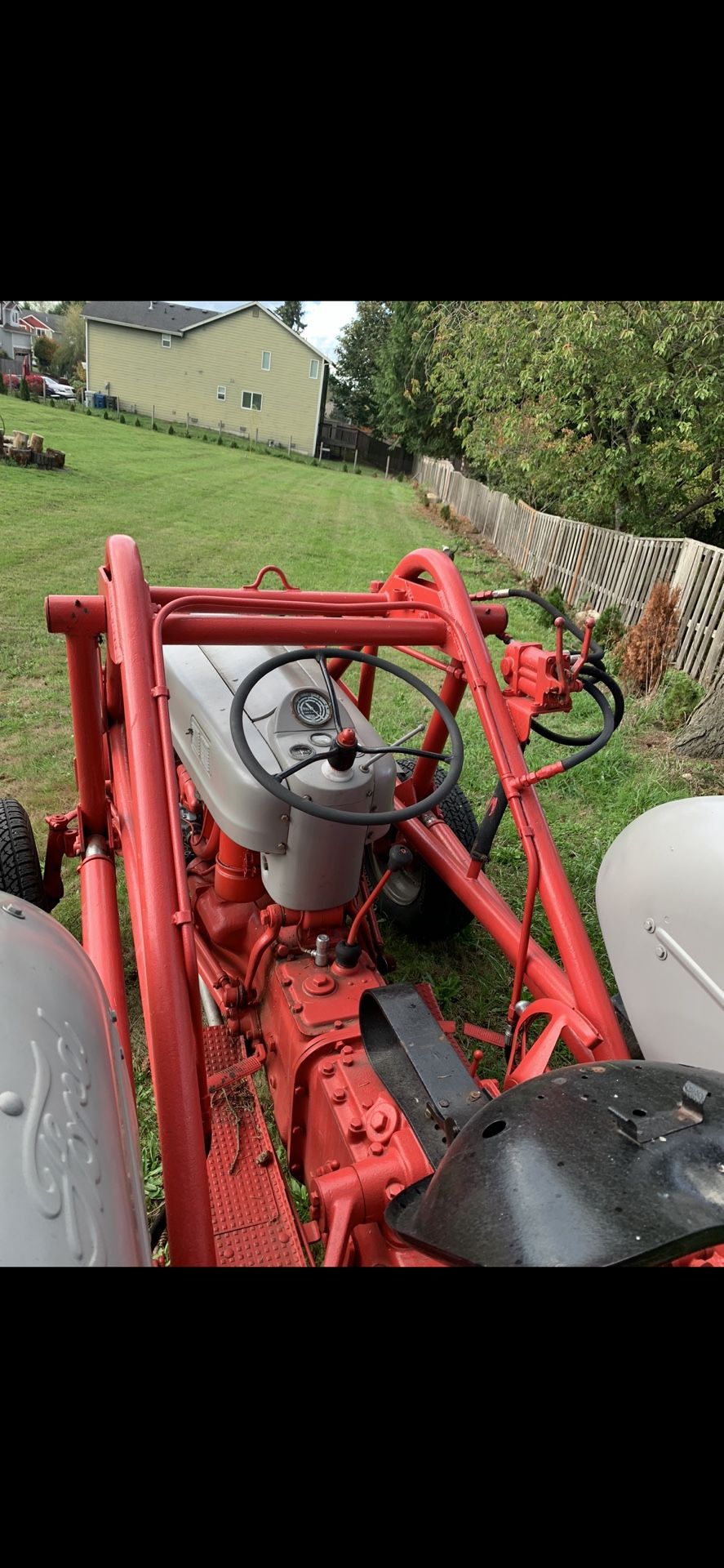 Ford Tractor With Cultivator