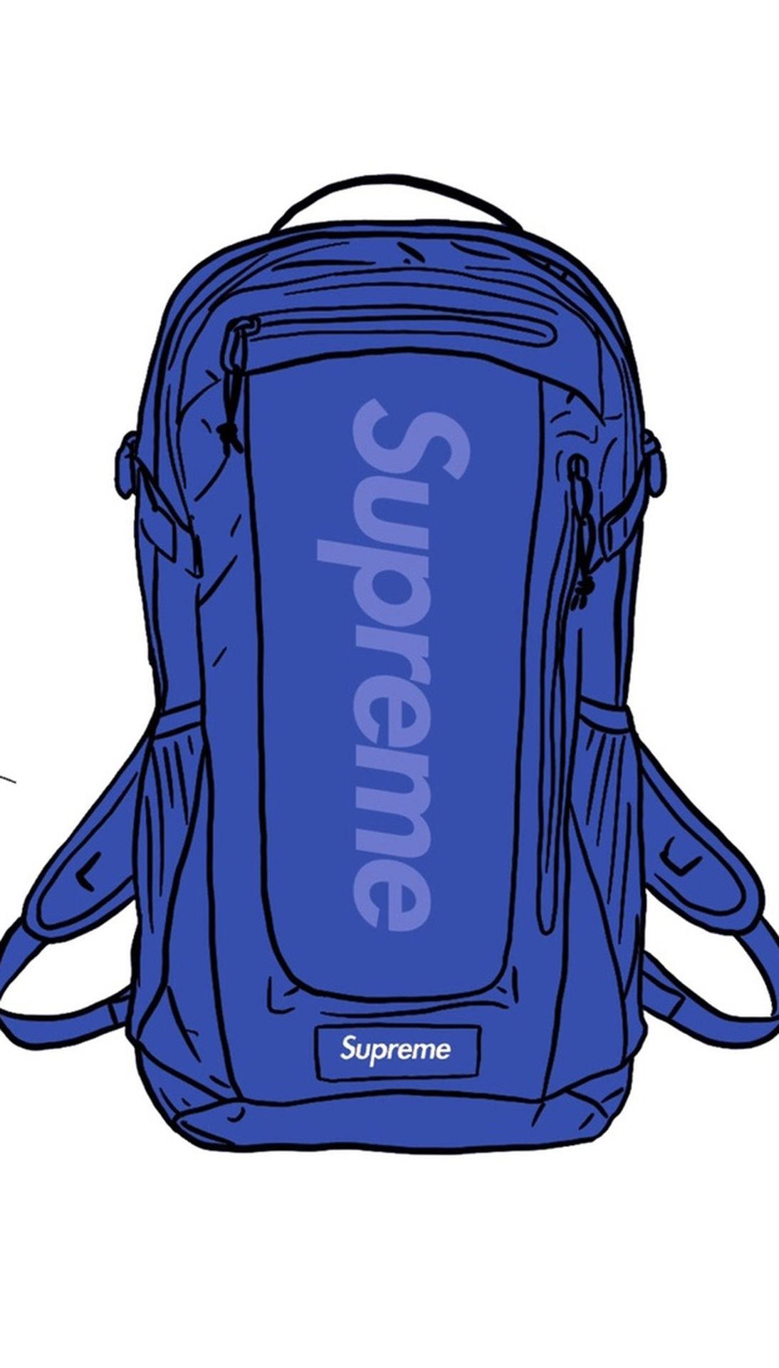 Supreme Backpack Royal Blue Ss21