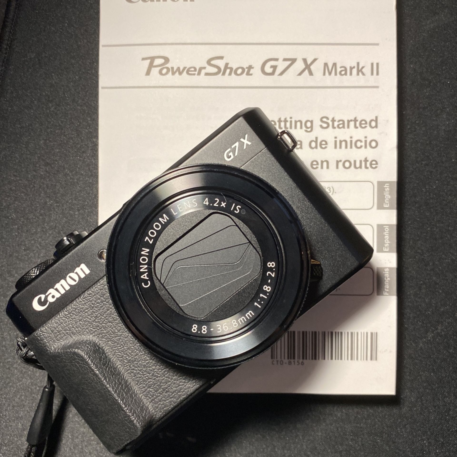 Canon Power Shot Digital Camera (G7 X Mark II)