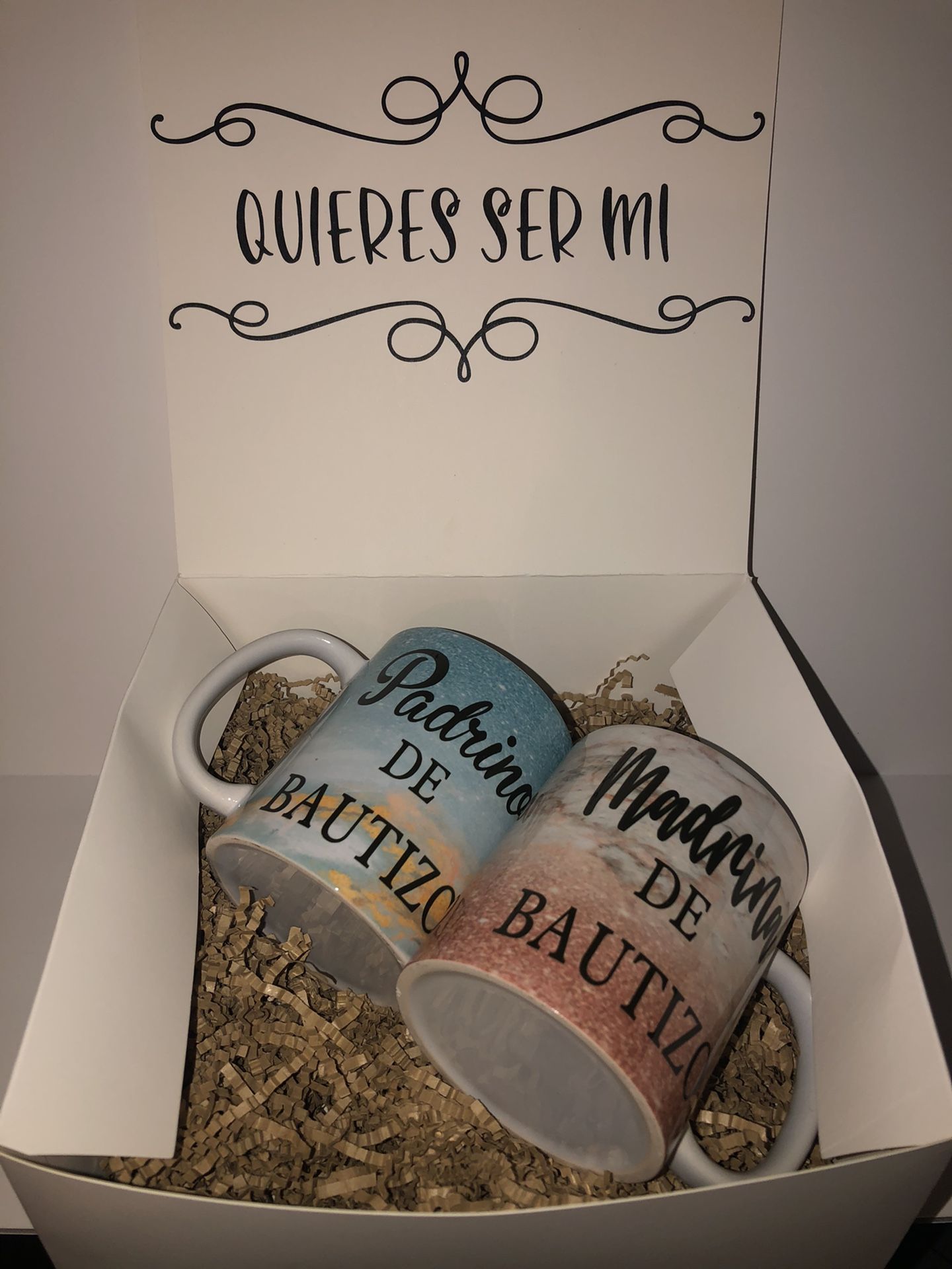 Godparent Proposal Box/ Madrina Padrino Caja De Regalo
