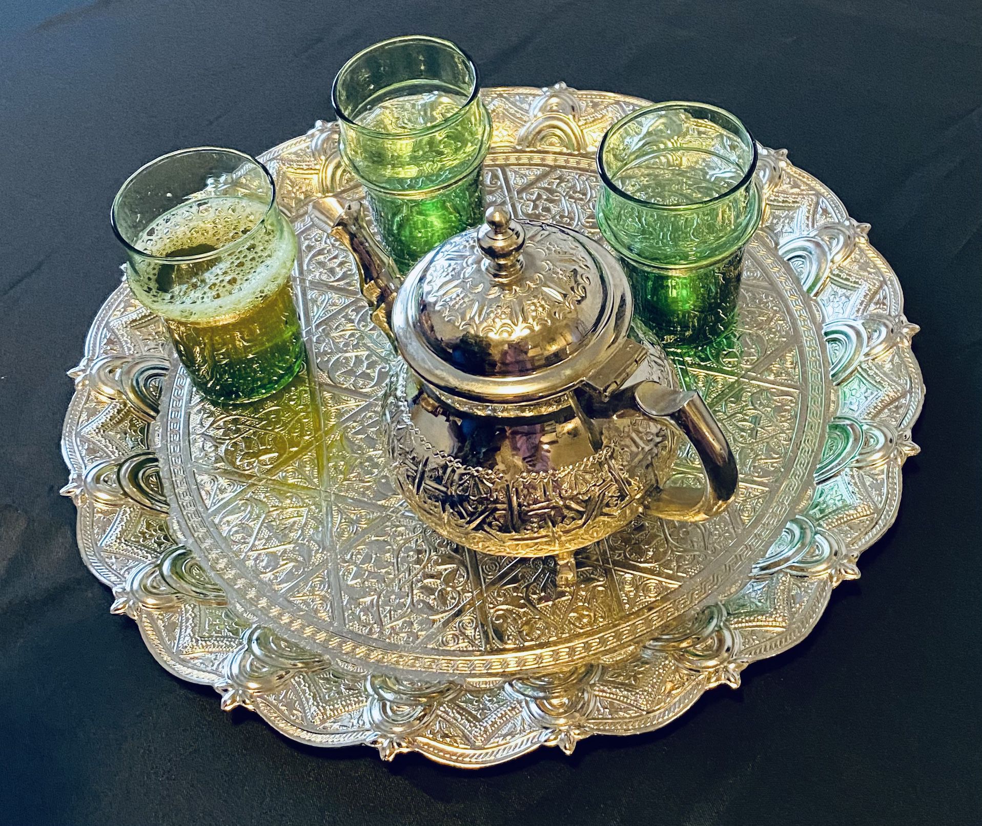 Moroccan/ Turkish Traditional Tea Set - New-