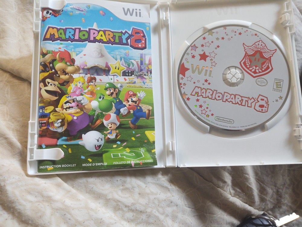 Mario Party 8 Wii Game 1 Controller Free Racing 2Wheels