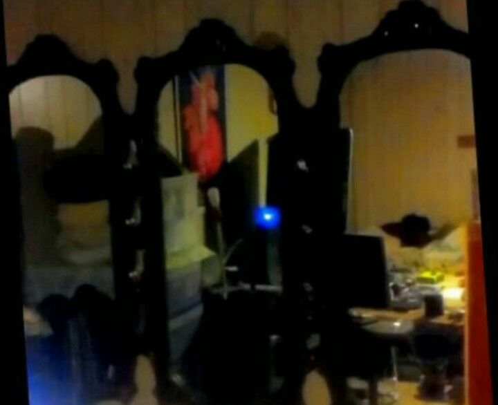 Vintage wood framed Mirror