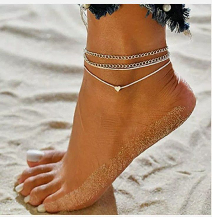 "Lucky Girl" 925 Silver Anklet