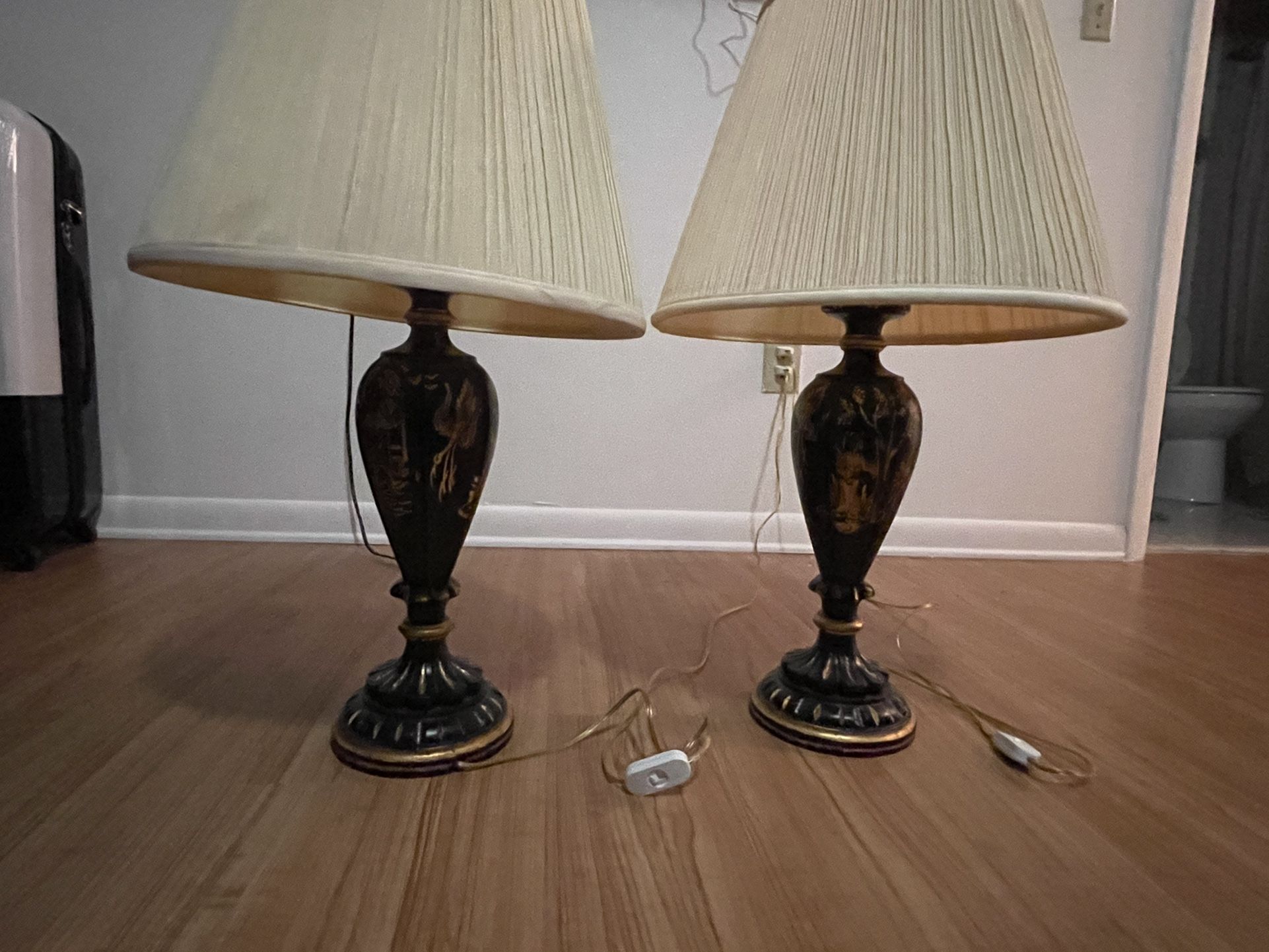 Antique japanese lamps