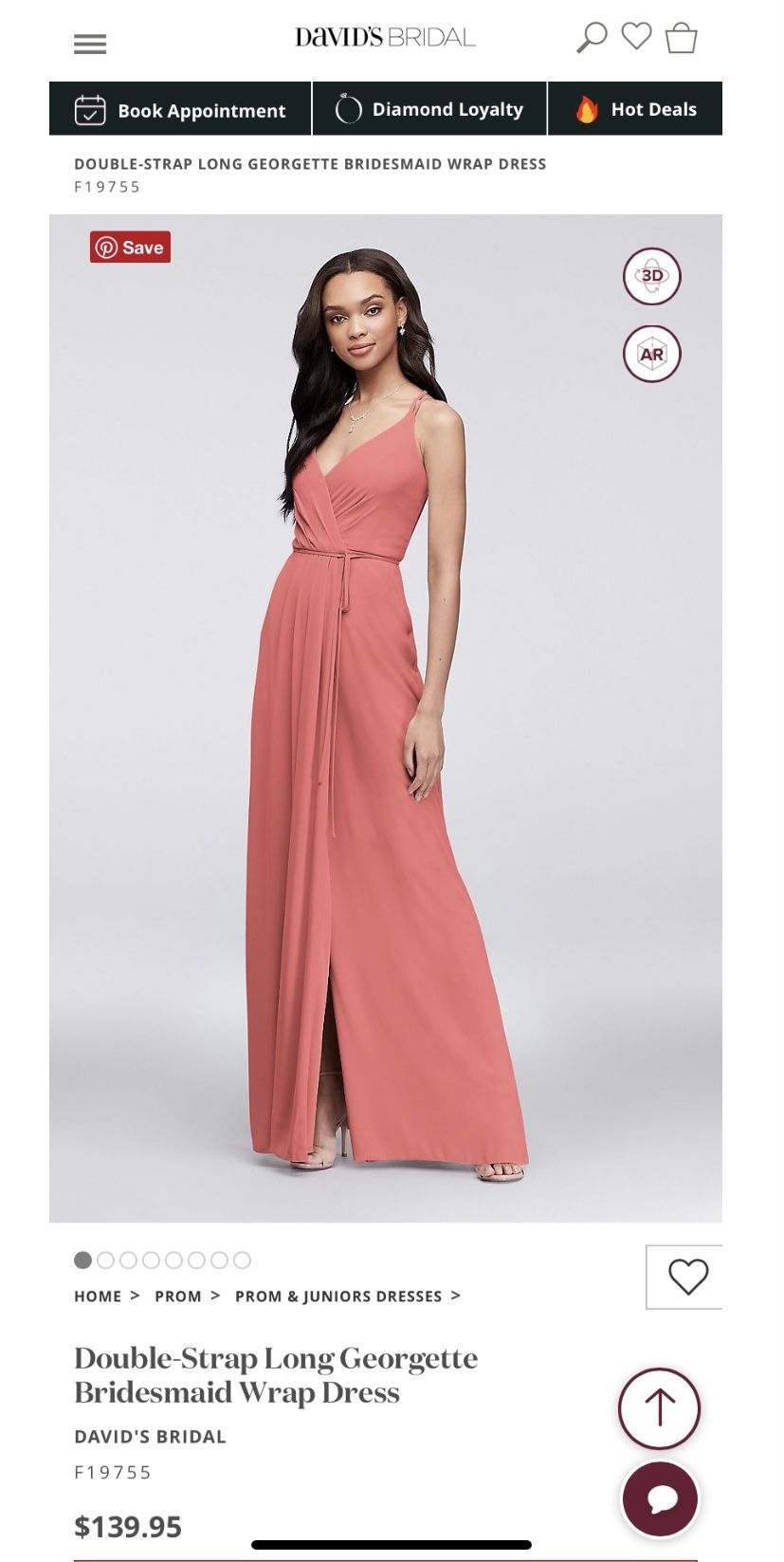 Bridesmaid / Wedding Guest / Prom Dress