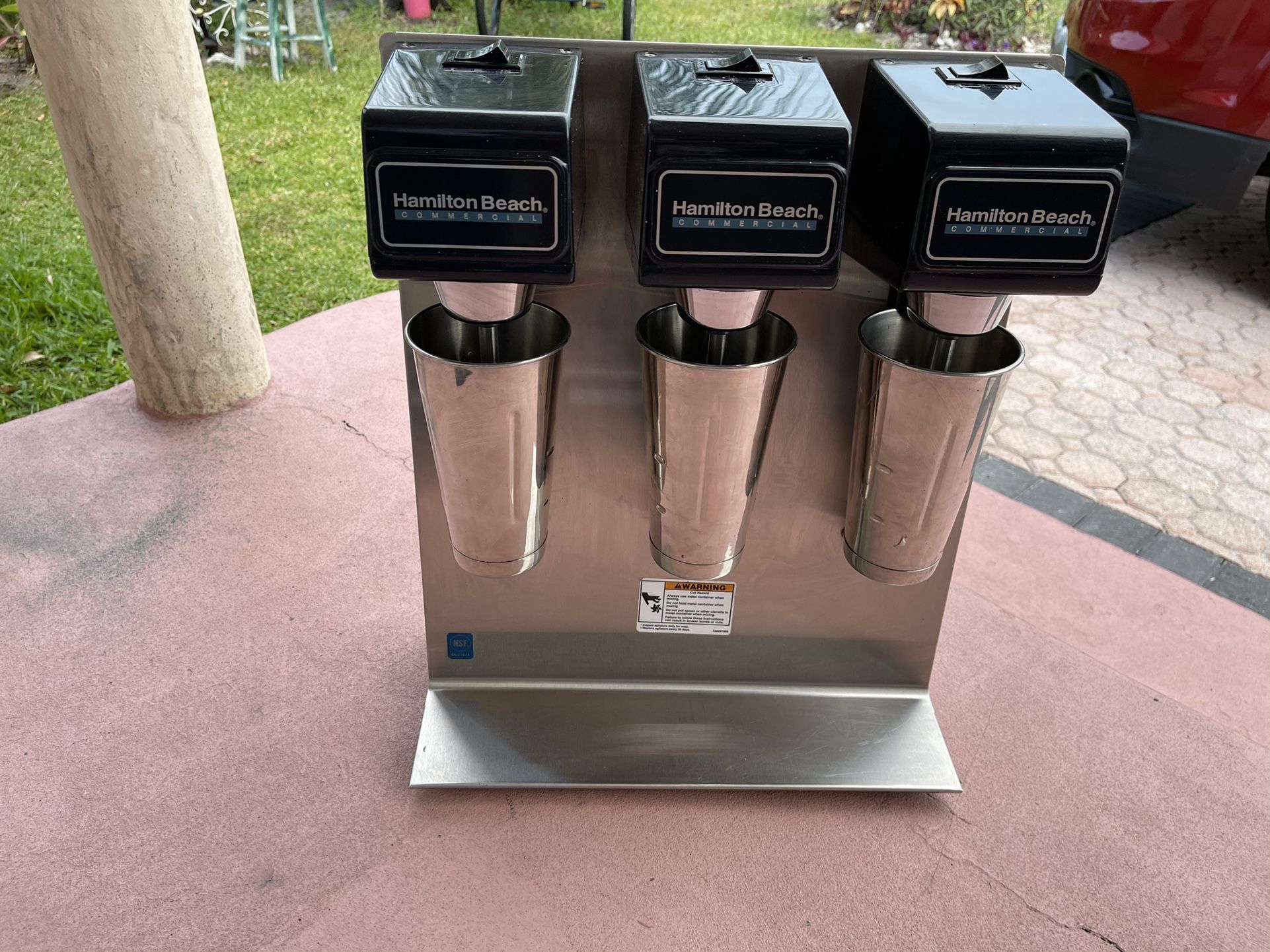 Hamilton Beach Commercial Triple Spindle Drink Mixer Model 950, Used But In Working Condition. $650 OBO.