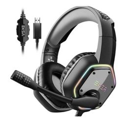 EKSA E1000 USB Gaming Headset - PS4 PC MAC - 7.1 Surround - Pouch Included Thumbnail