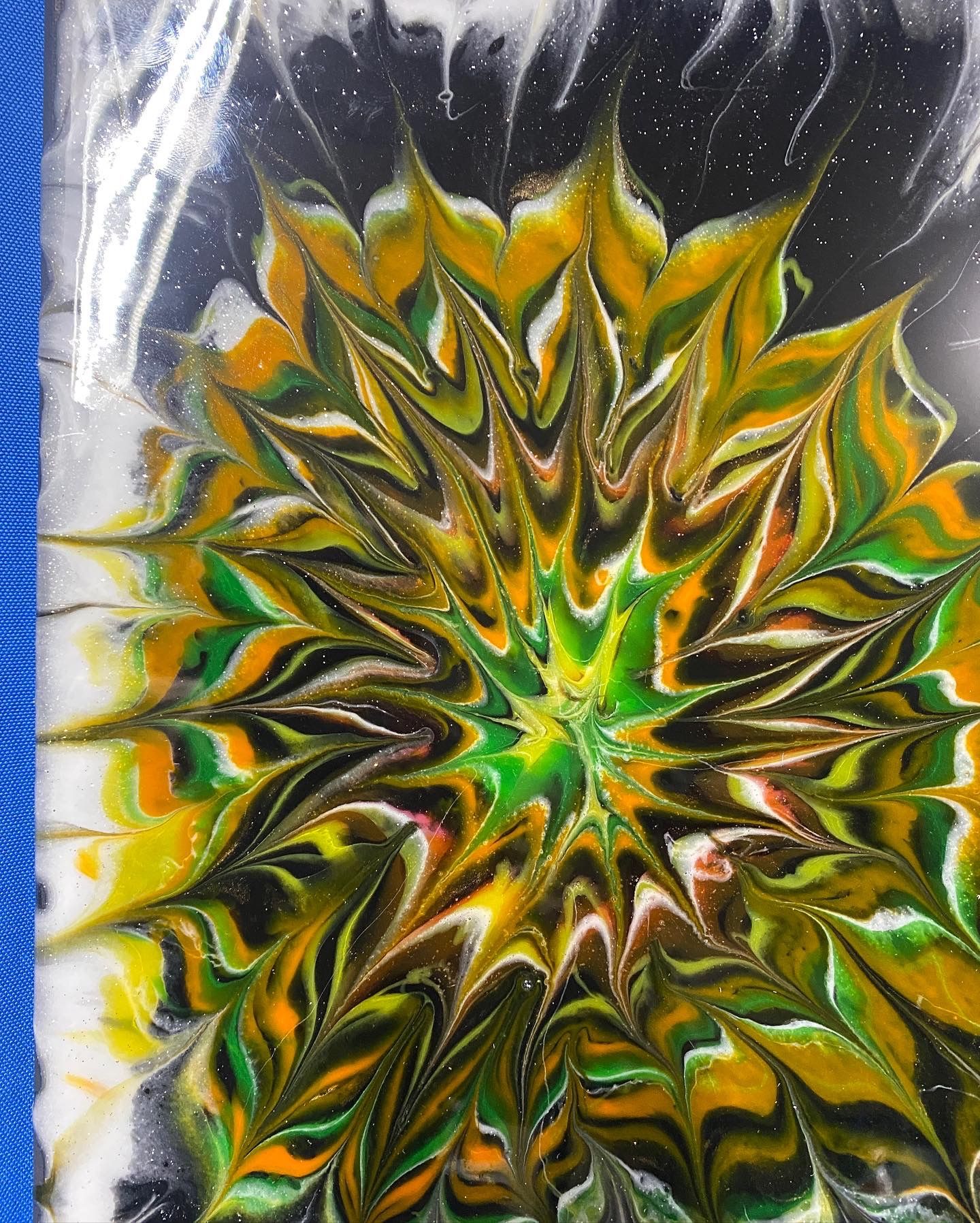 Wild Resin Painting