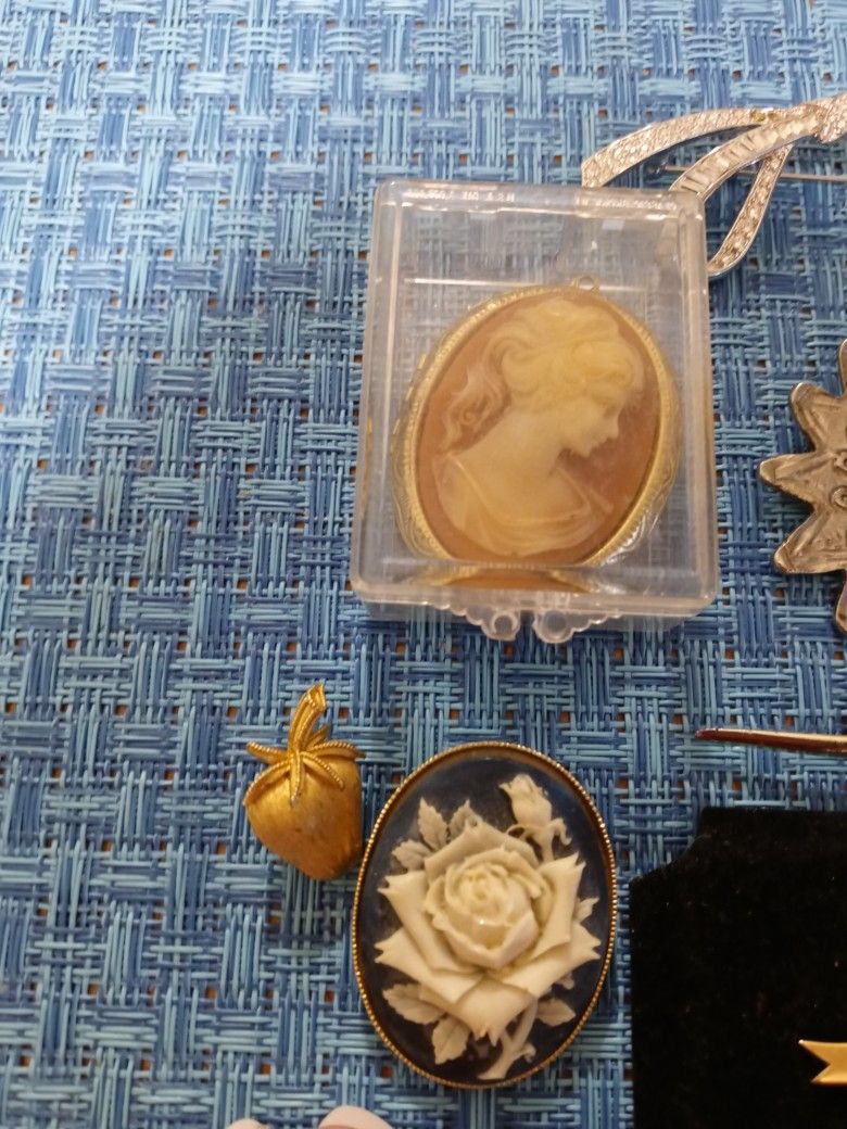 Brooch And Pin Lot From Antique sales