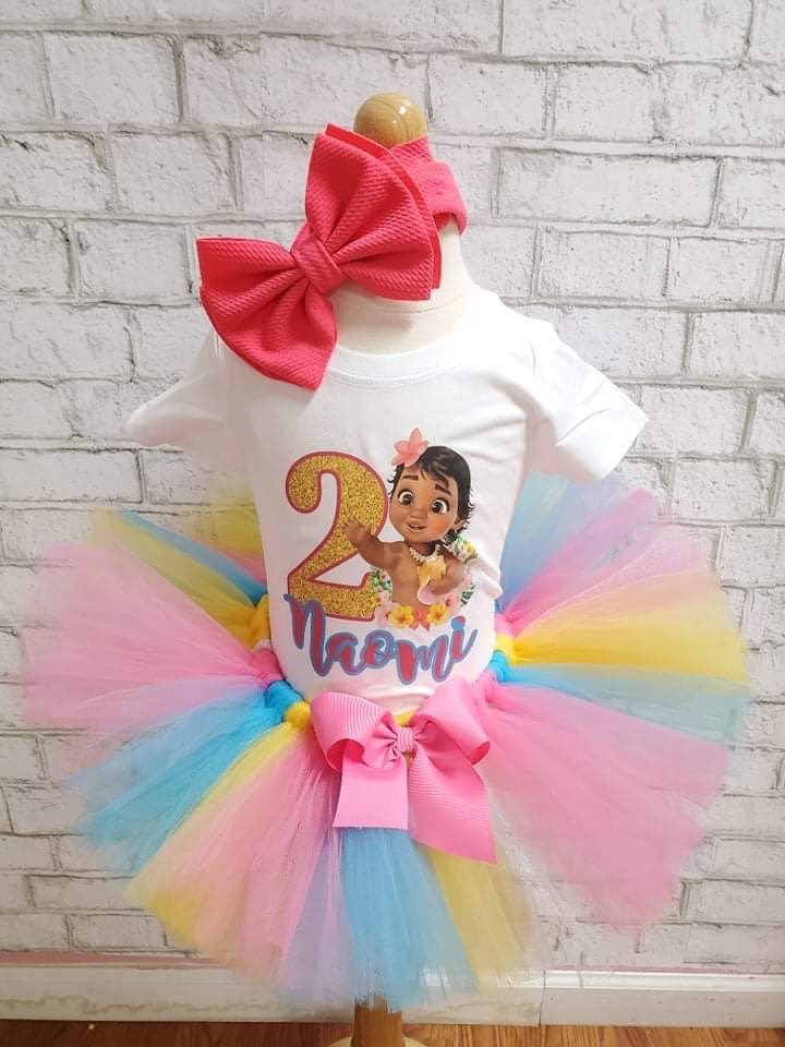 Baby Moana Tutu