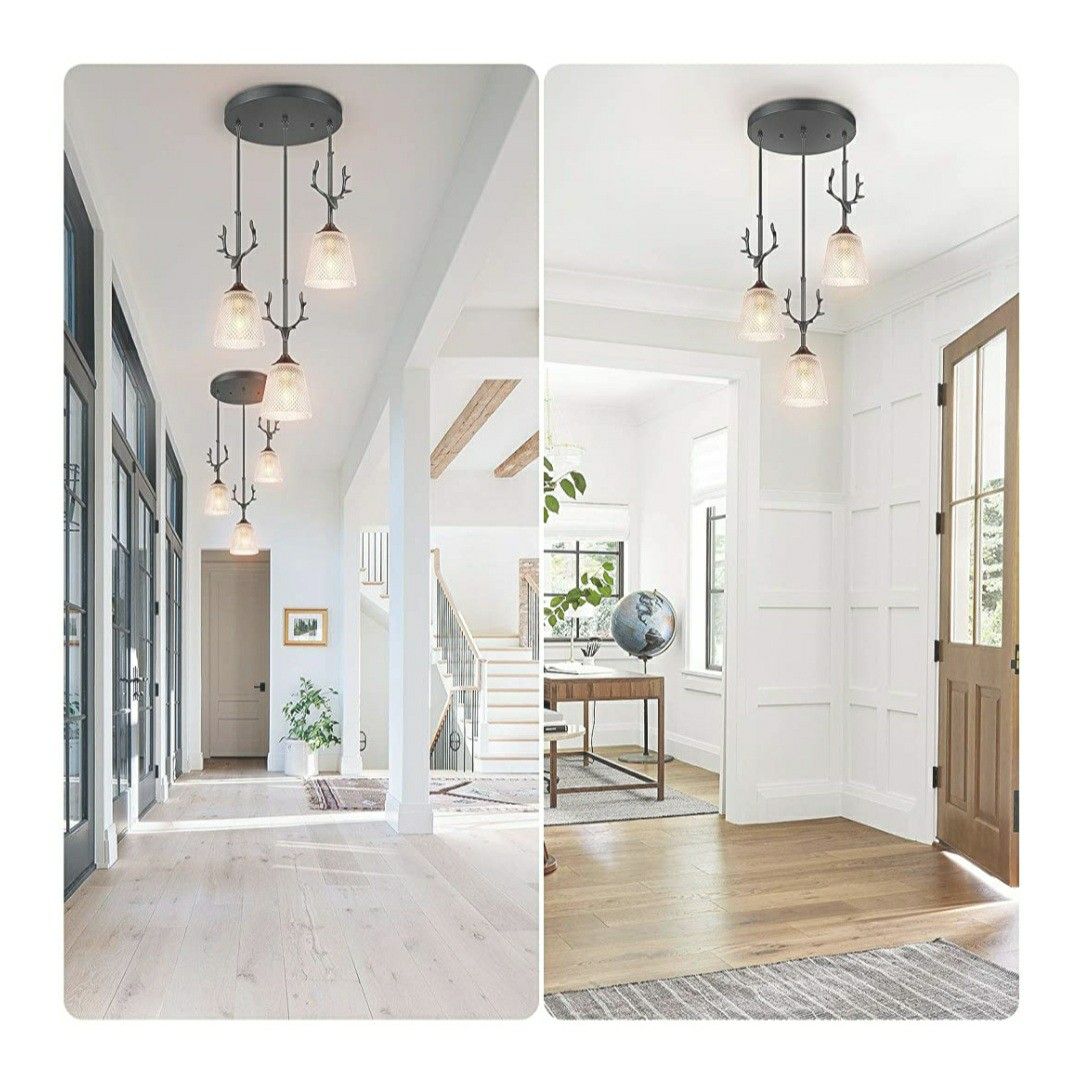 3 Light Pendant Lighting, Adjustable