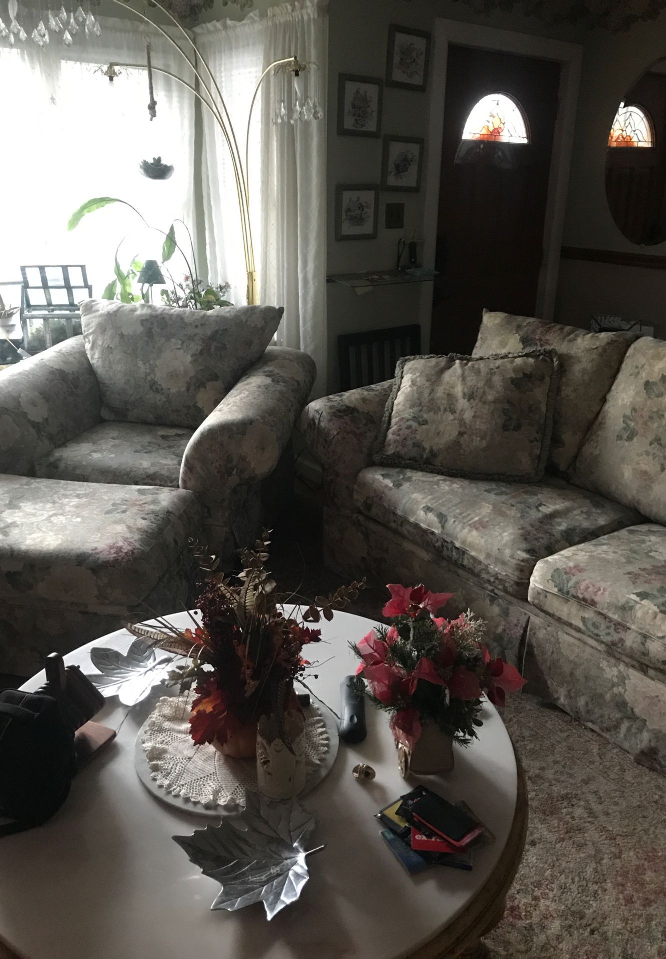 Sofa, Chair and Ottoman