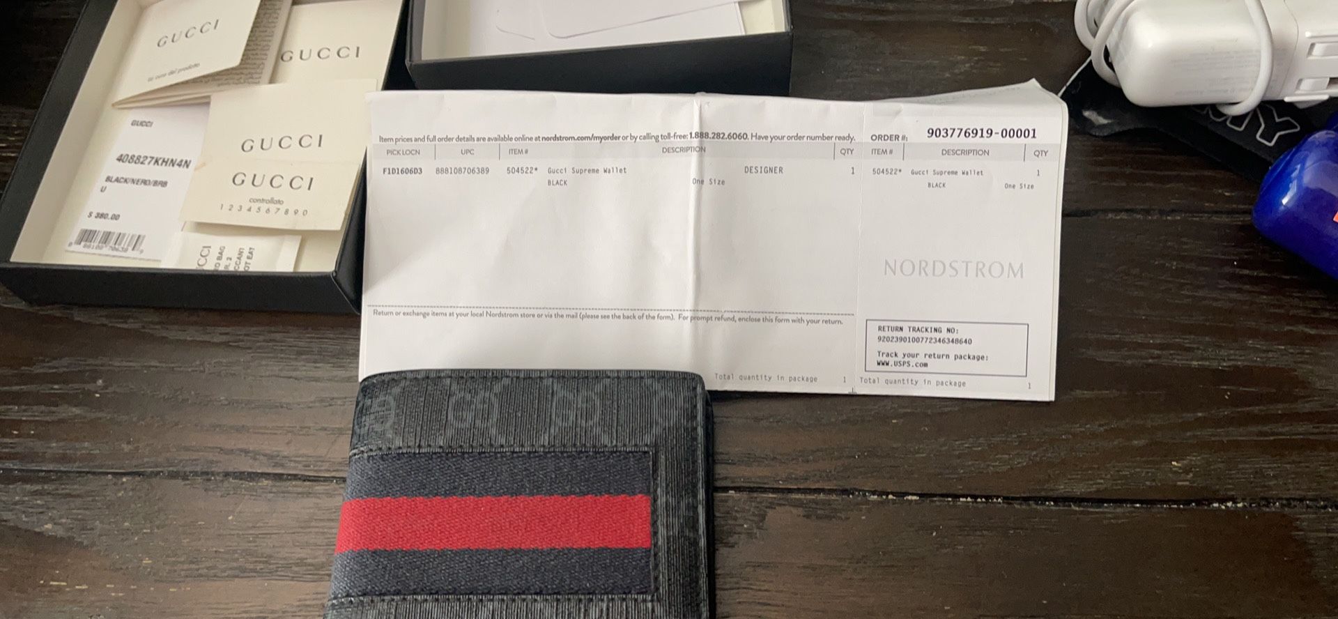 Gucci Supreme Wallet