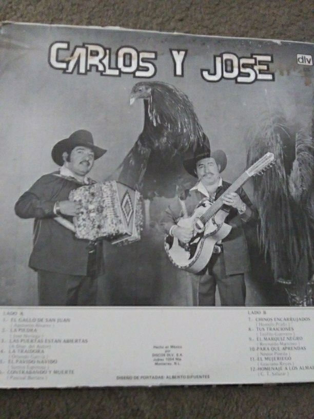 CARLOS Y JOSE VINYL LP
