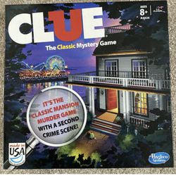 Clue the Classic Mystery Game Mansion + Boardwalk Flip Board Complete Thumbnail