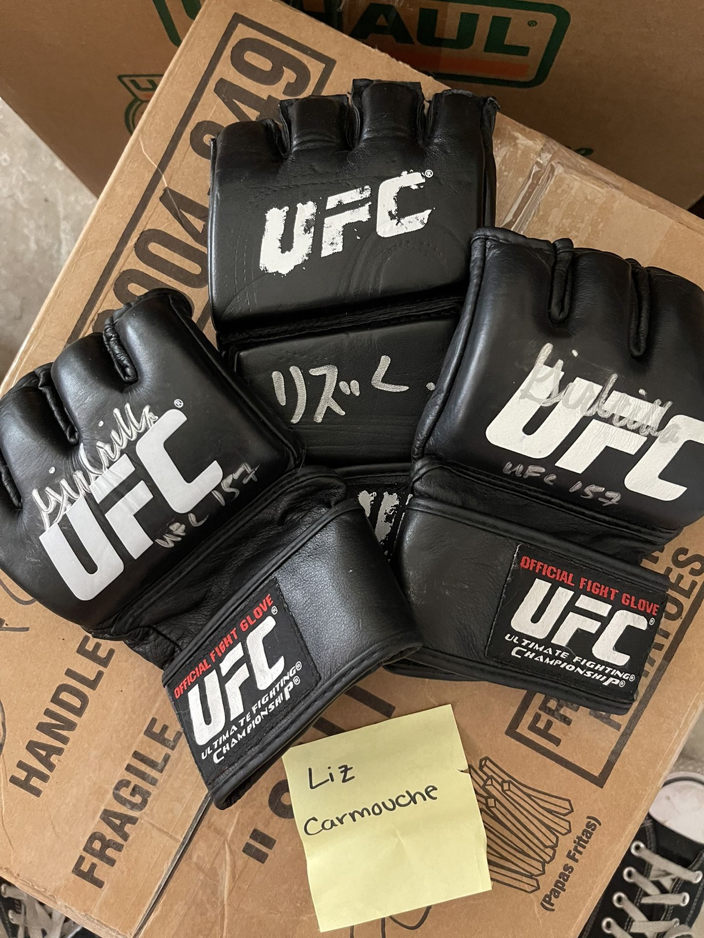 Signed UFC Memorabilia