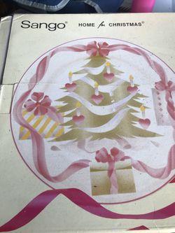 Christmas Platter New In Box $4 Thumbnail