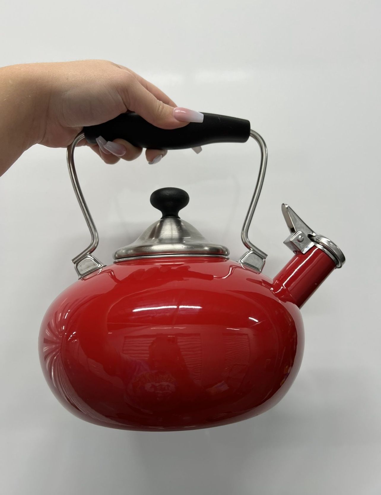 Chantel Brand Retro Red Tea Kettle /teapot