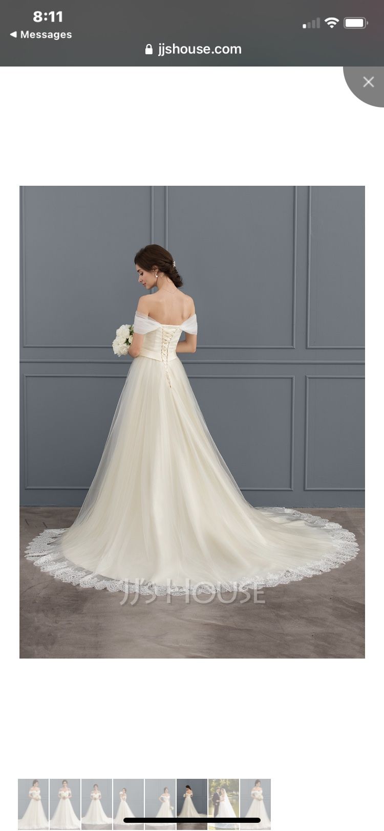 Champagne Wedding Gown