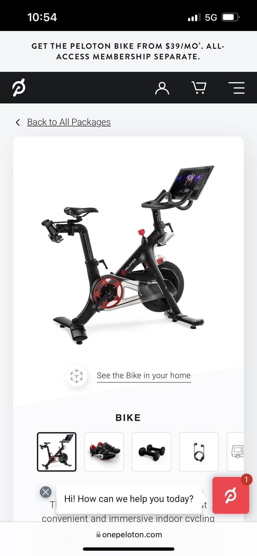 Peloton Bike