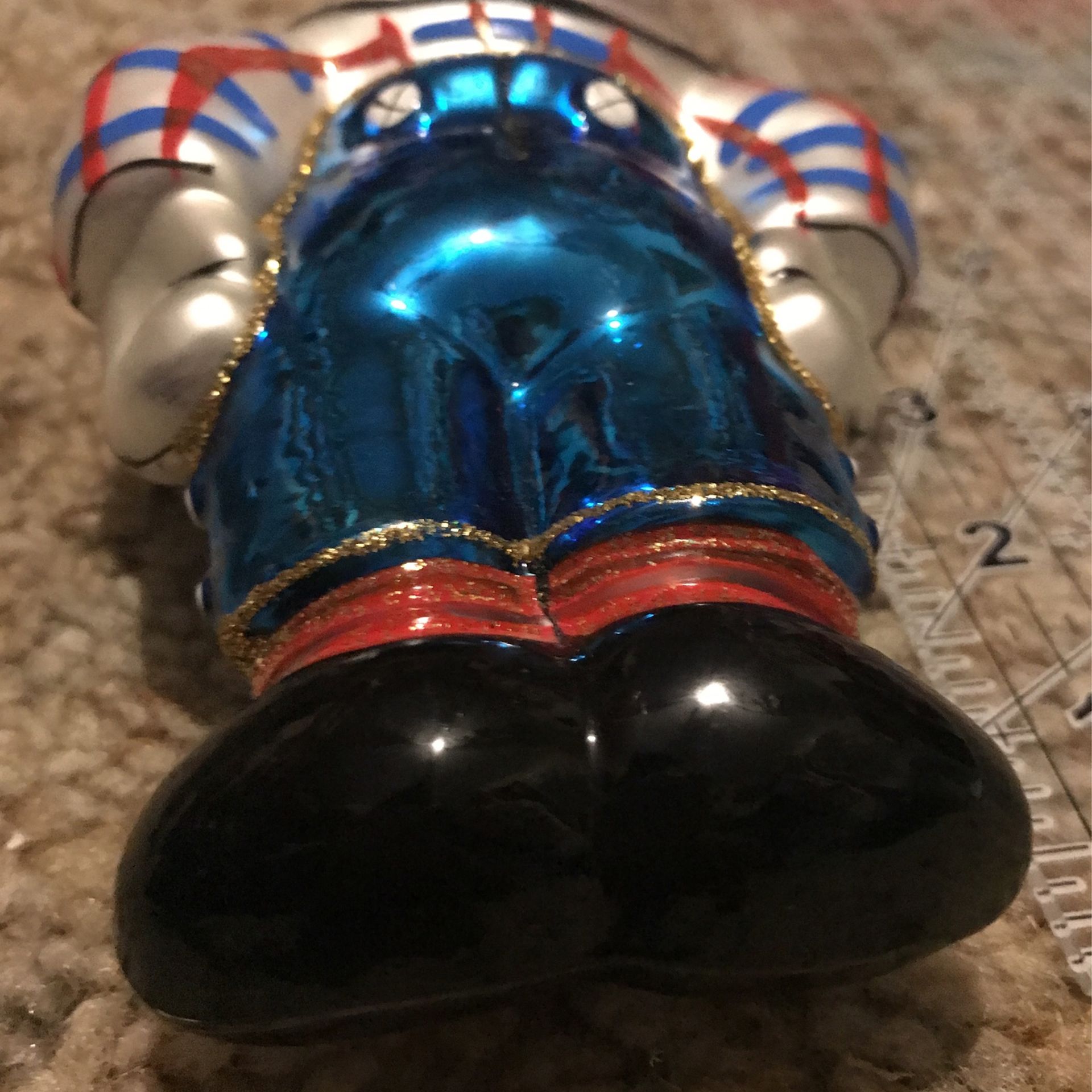 Kurt S. Alder’s Raggedy Andy Glass Handmade Ornament