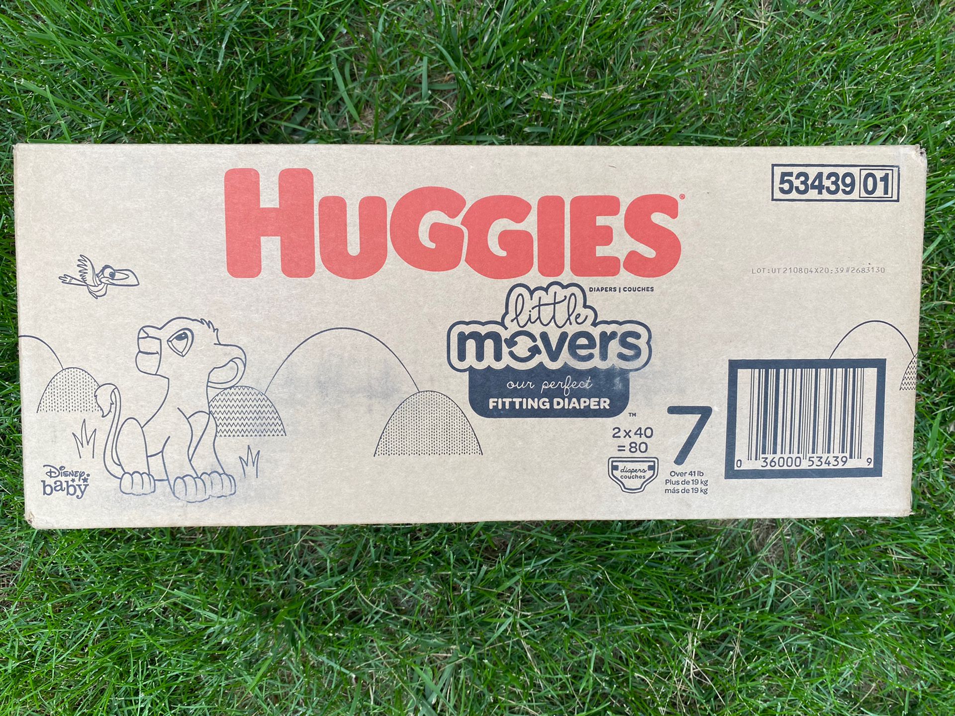 Huggies Little movers size 7