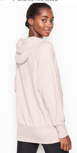 New Victoria Secret full zip extra long hoodie size xl  Thumbnail