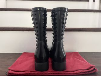 Valentino Garavani Rockstud Rubber Rain Boots Thumbnail