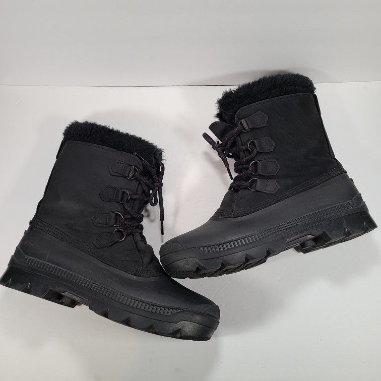 Sorel Men's Black Winter Snow Boots Size 12