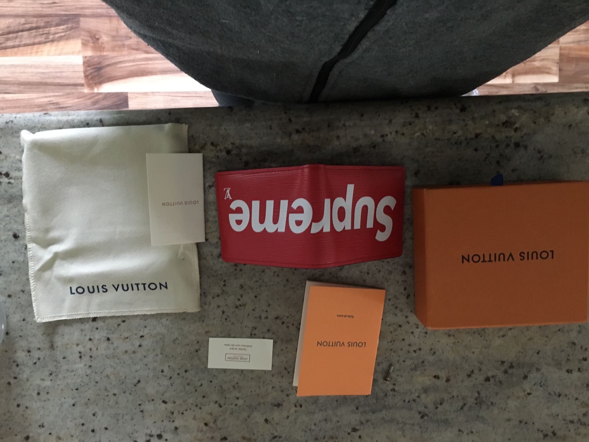 Louis Vuitton supreme wallet