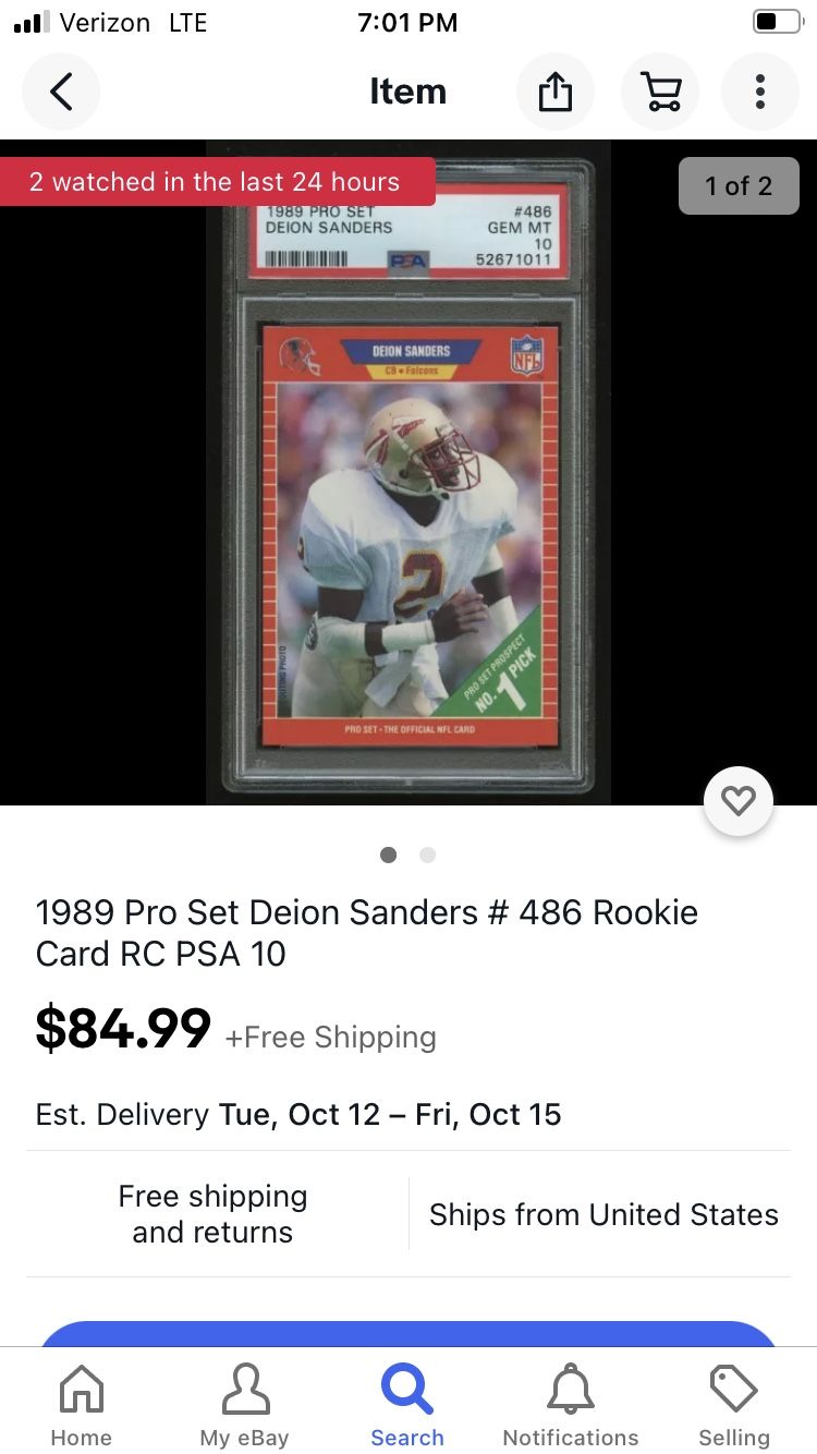 Deion Sanders Cards