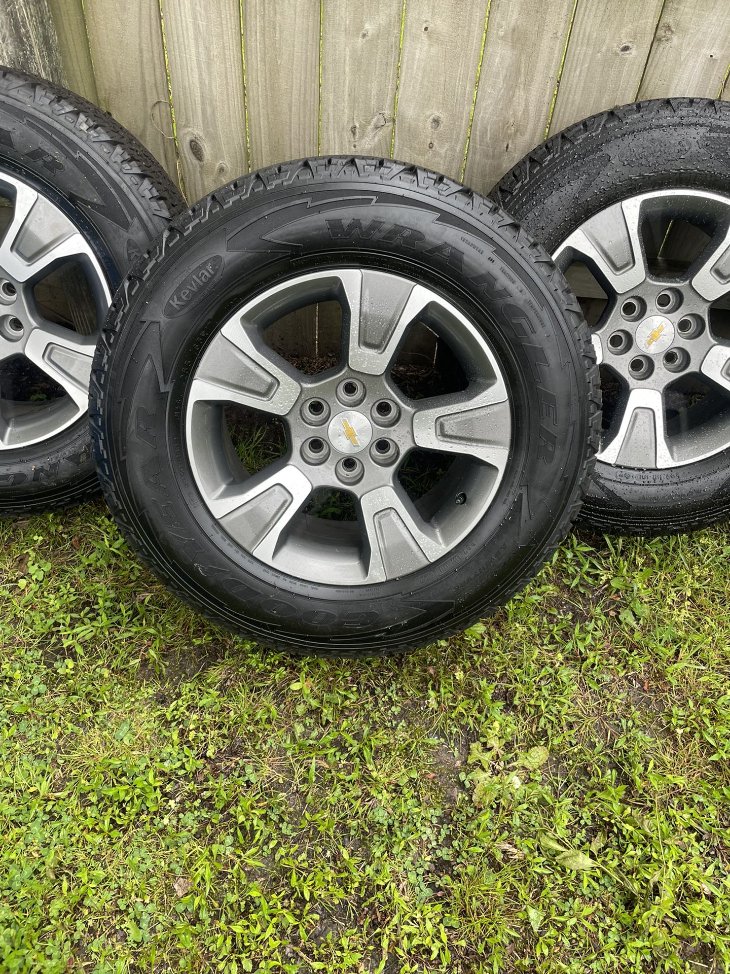 Brand New Rims and Tire Coming Off A 2017 Chevrolet Z71 Colorado