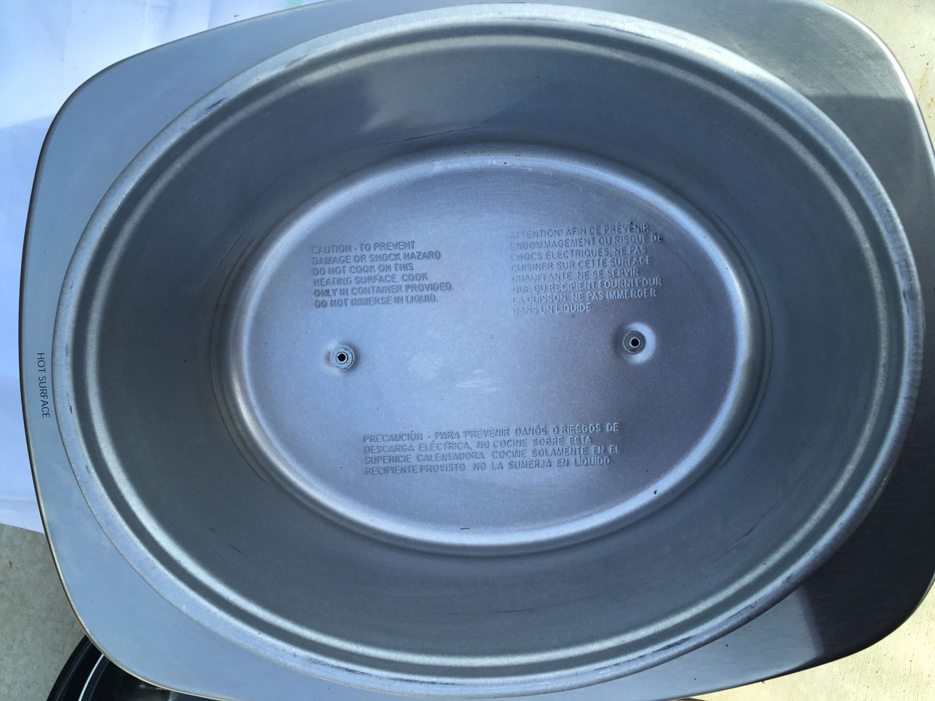Crock pot Slow cooker in a great working condition SCCPQc600B