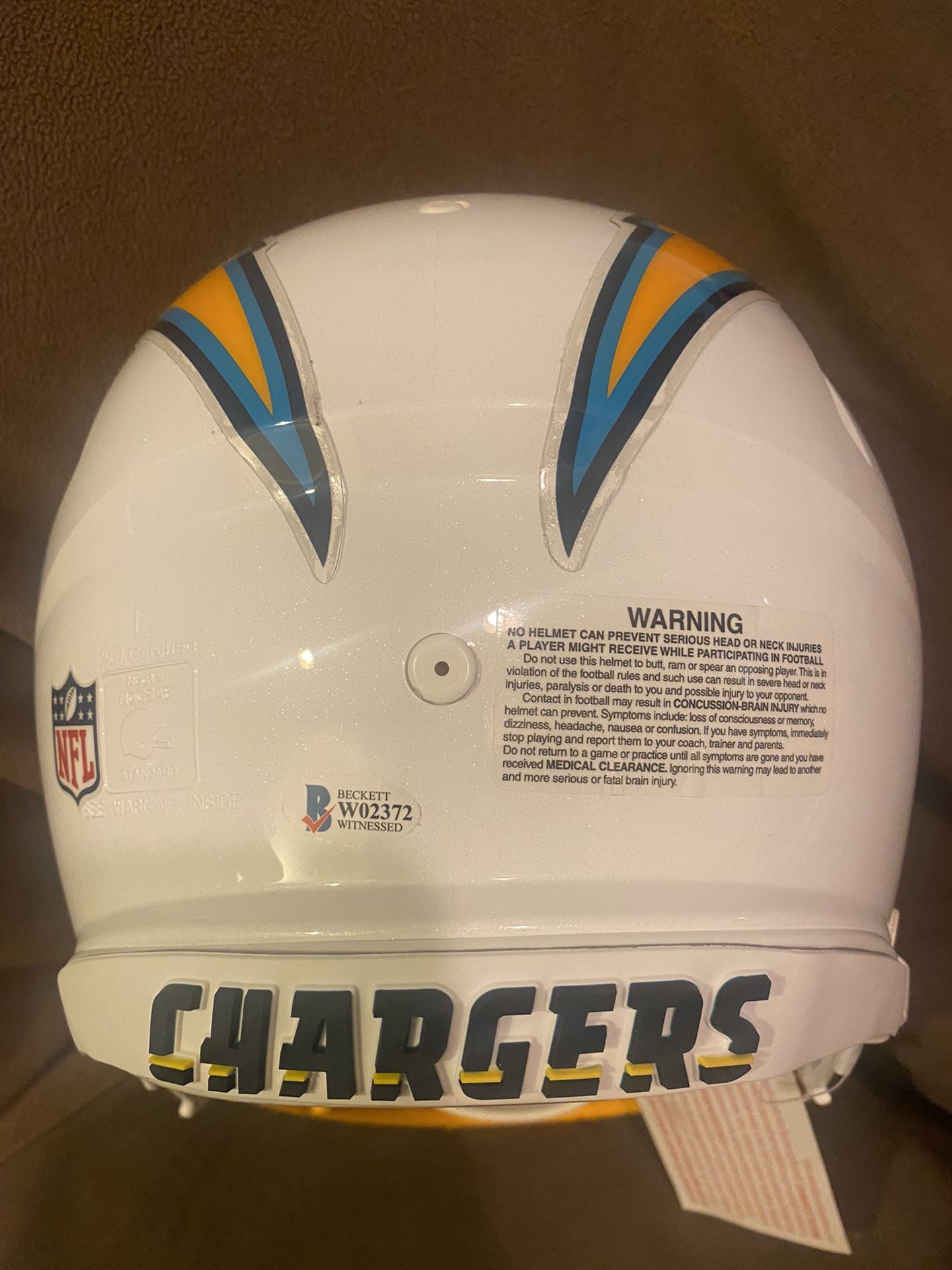 LaDainian Tomlinson Signed Authentic Chargers Helmet