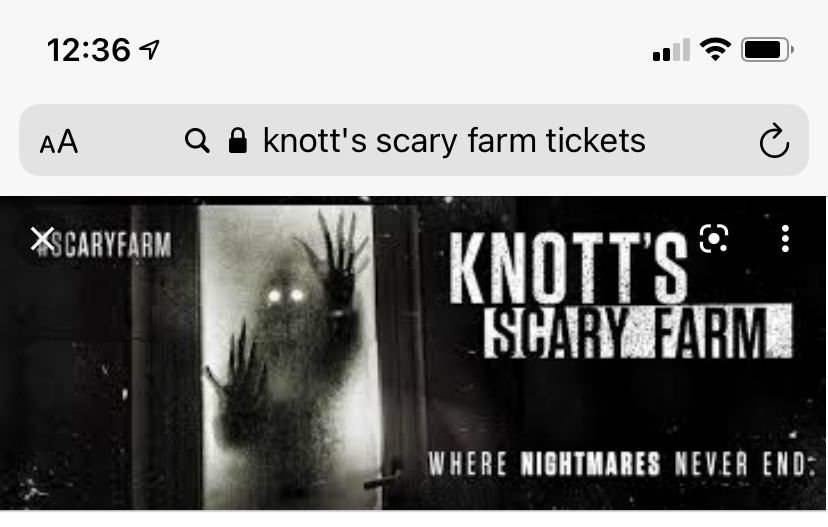 Knots Scary Farm Tickets