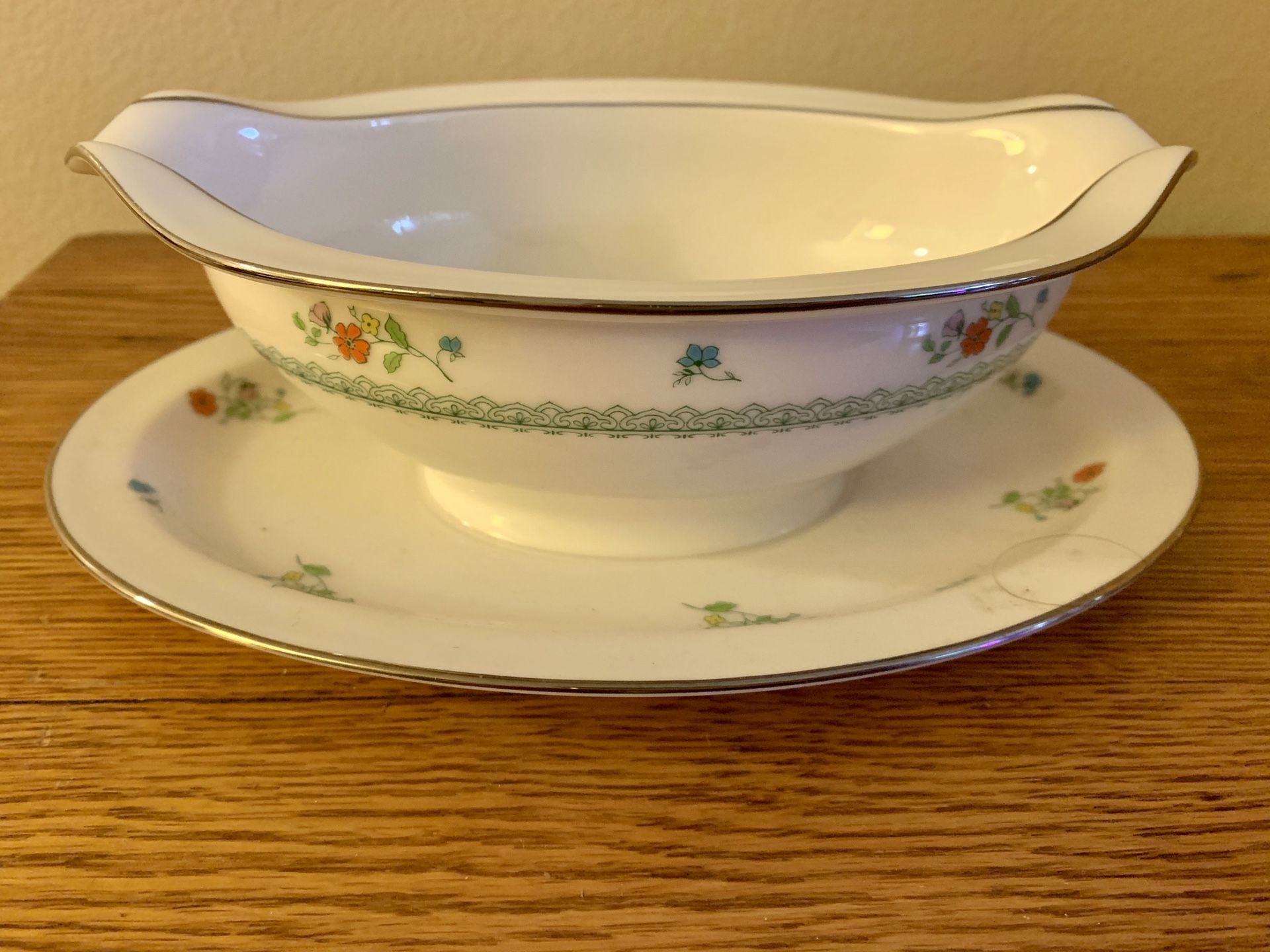 Noritake Ivory China Gravy Boat