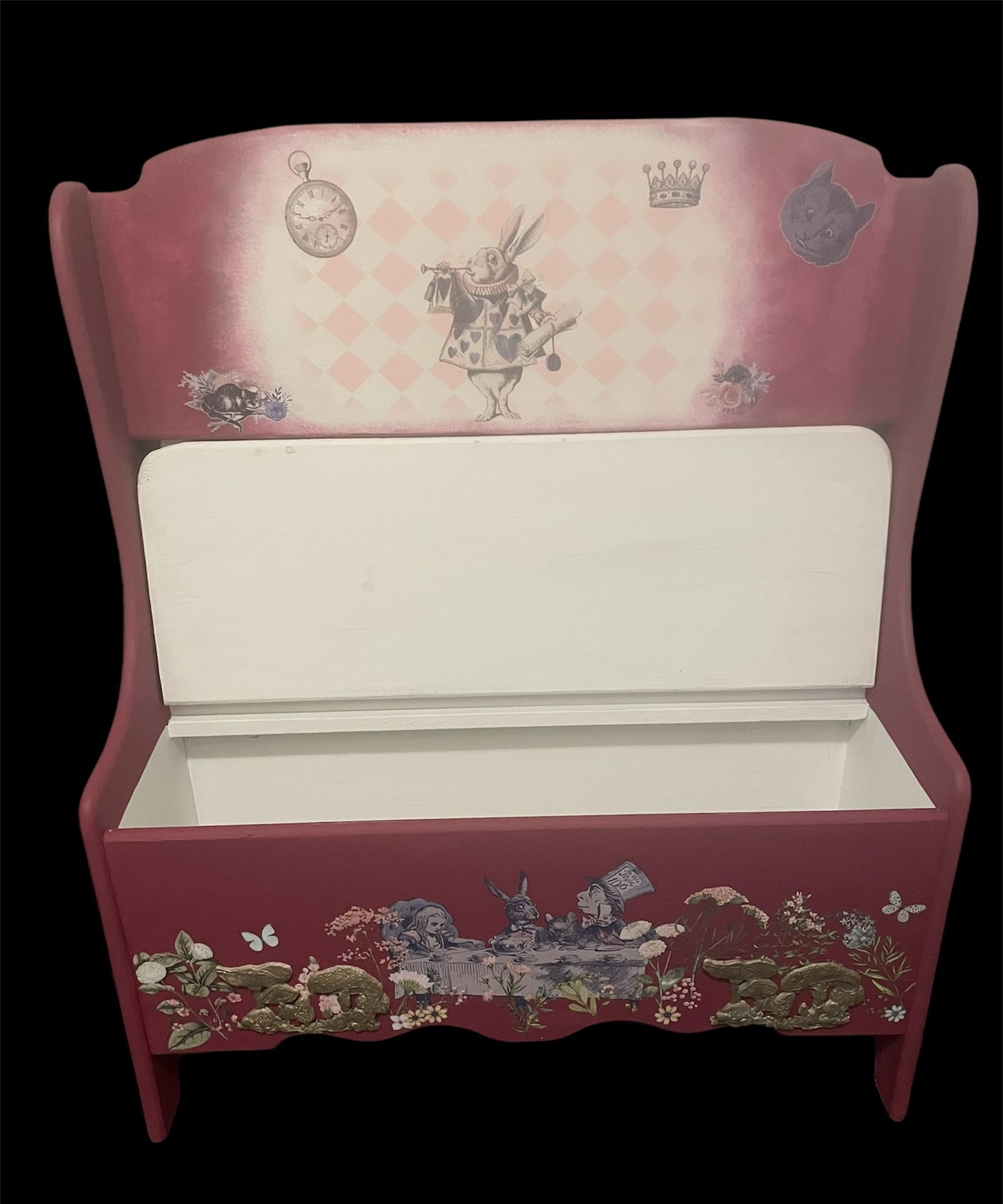 Alice In Wonderland Childs Bench