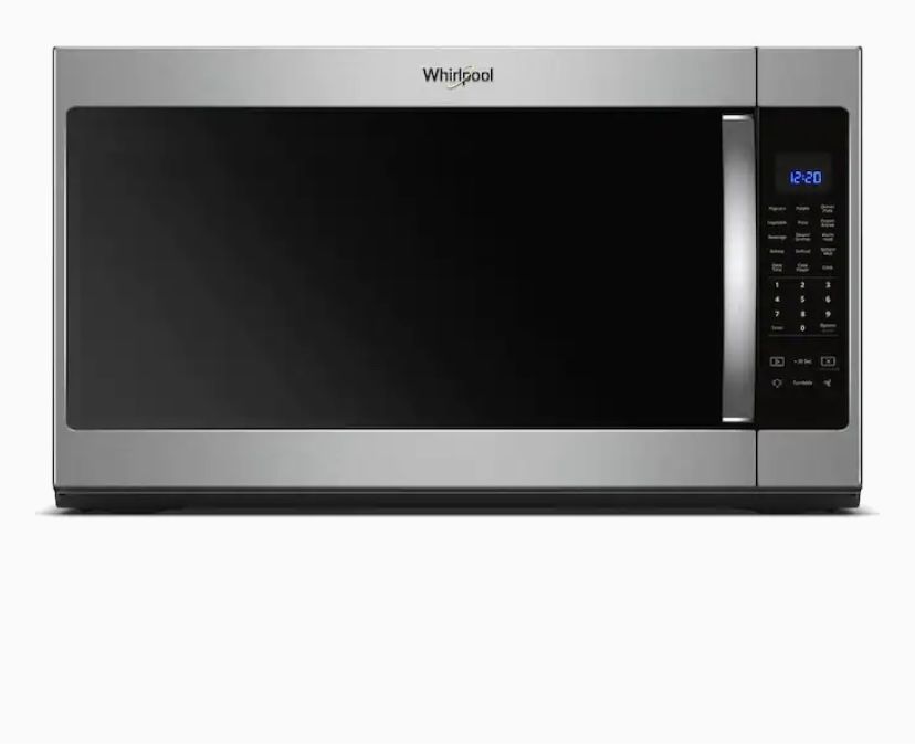 Whirlpool 2.1-cu ft Over-the-Range Microwave with Steam Cooking