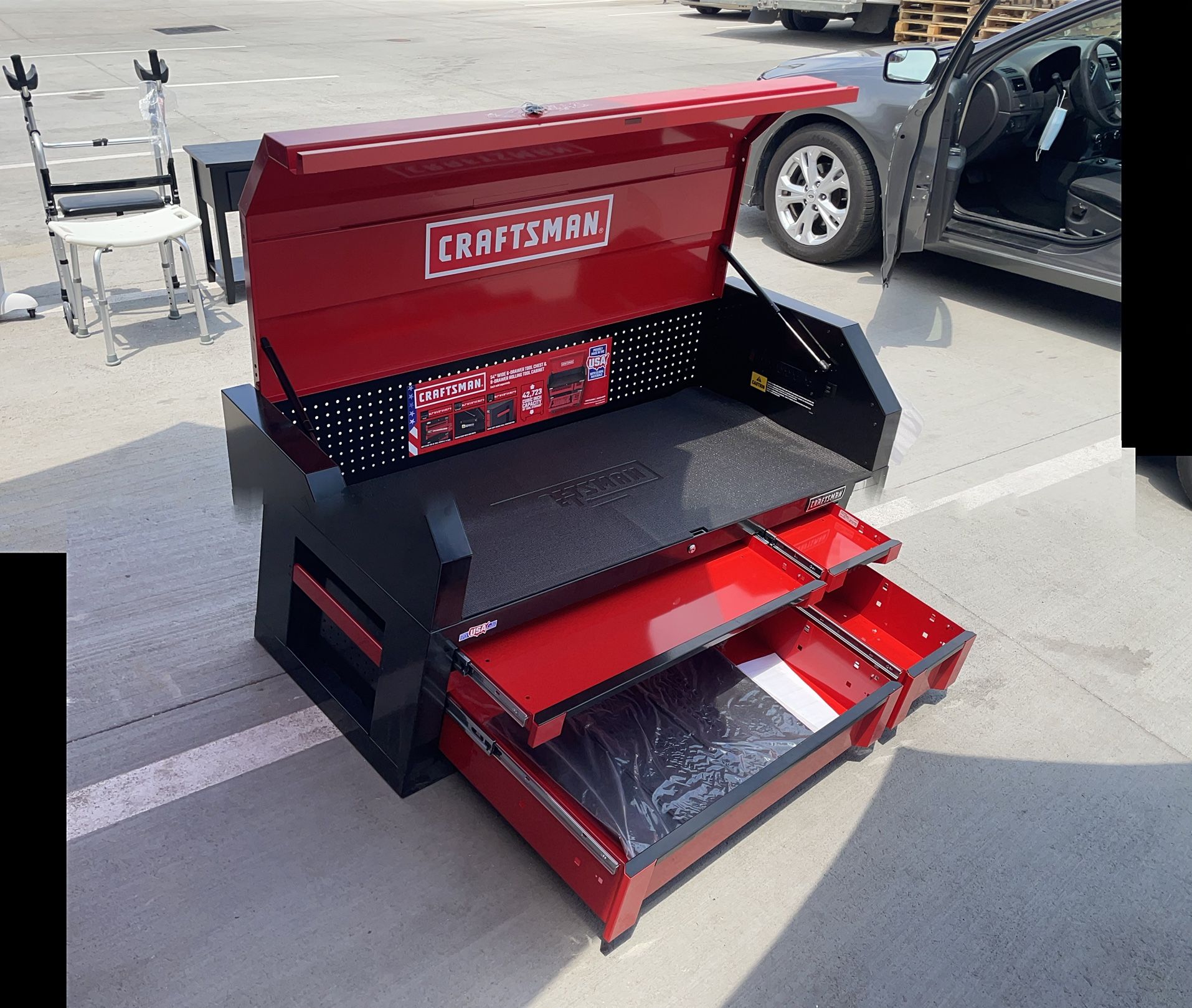 Me Llegó Esta Caja De Herramienta Craftsman Profesional Nueba Con 2 Llaves Mide 54 Pulgadas Valley Premiere Storagecdetras Del Pollo Loco En El Ce